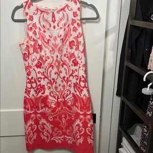 Ralph Lauren Pink and White  Sheath Dress